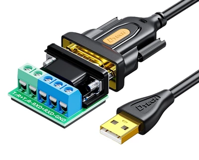 DTECH DTECH Перетворювач USB на RS485/RS422, кабель-адаптер RS485 на послідовний USB, кабель-адаптер для зв'язку модуля COM-порту, 1,5 метра IOT5081