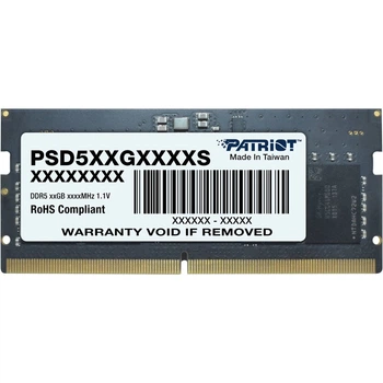 Модуль пам'яті SO-DIMM DDR5 Patriot Signature Line 8GB 5600MHz (PSD58G560041S) [175552]