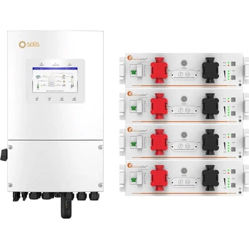 Система хранения энергии Solis S6-EH1P6K-L-PLUS 6kW + 4 АКБ FelicityESS FLA48100UG1 20.4kWh (51.2V/100Ah/5120Wh) [176553]