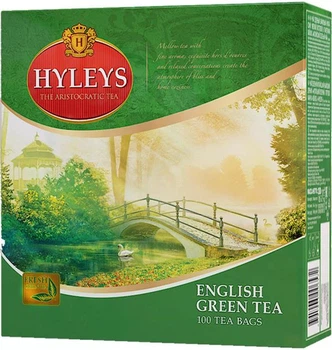 Чай Хейліс Hyleys Зелений чай (100 пакетиків)
