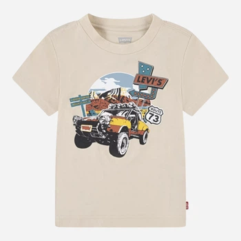 Дитяча футболка для хлопчика Levi`s 797278125 104 см Бежева (1160293300)