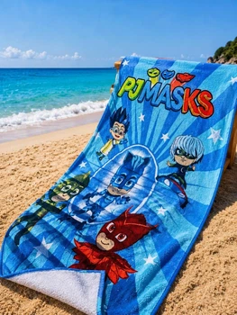 Пляжное полотенце Pjmasks 75х150см