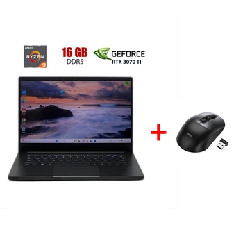 Игровой ноутбук Razer Blade 14 2022 RZ09-0427NEA3 / 14" (2560x1440) IPS / Ryzen 9 6900HX (8 (16) ядер по 3.3 - 4.9 GHz) / 16 GB DDR5 / 960 GB SSD / nVidia GeForce RTX 3070 Ti, 8 GB GDDR6X, 256-bit / WebCam б/у + Подарок Беспроводная мышь HOCO GM28