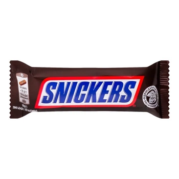 Шоколадный батончик Snickers, 50 г