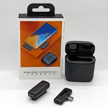Беспроводной петличный микрофон MY MARK AND J11 2в1 для iPhone микрофон для блогеров