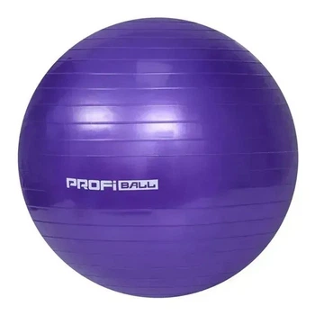 Мяч гимнастический ProfiBall фитбол резиновый d-55 фиолетовый (MS0381VL)
