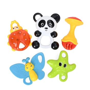 Набор детских погремушек "Baby toys" 2805 в наборе 5 штук