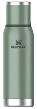 Термос Stanley Adventure To-Go Bottle 500 мл Hammertone Green с двойной вакуумной изоляцией, из нержавеющей стали, зеленый