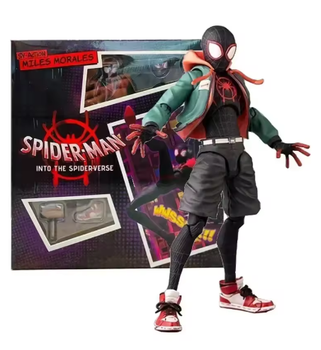 Коллекционная фигурка Майлз Моралес Людина-Павук з аксесуарами Spider-Man Miles Morales Marvel