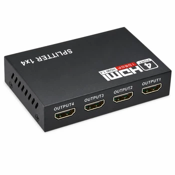 Сплиттер видеосигнала Stone 1x4 HDMI 4K дублирует сигнал на 4 выхода сплиттер разветвитель (ST-SS020)