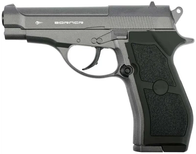 Пневматичний пістолет Borner M84 4.5мм — металева копія Beretta 84 FS