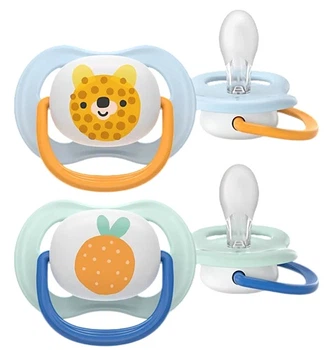 Smoczek ortodontyczny Philips Avent Ultra Air 0-6 m Zielony/Niebieski 2 szt  (8720689043151)