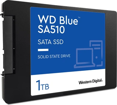 Твердотільний диск 2.5" 1TB Western Digital WD Blue SA510 (SATA 6Gb/s, 560/520MB/s)