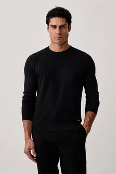 Джемпер із вовни Karl Lagerfeld L чорний 655014-564303