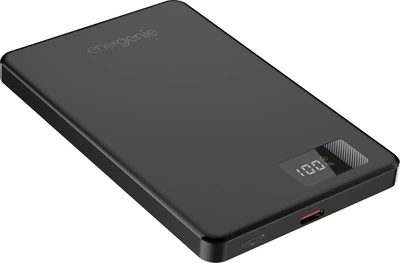 УМБ Gembird Magnetic Wireless LCD 5000 mAh 15W Black (PB05-WPC15M-LCD-01)
