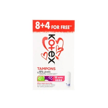 Тампони Kotex Super 8+4 шт