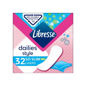 Прокладки ежедневные гигиенические Libresse Daily Fresh Scented 32 шт