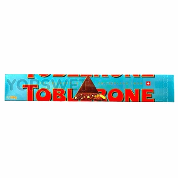 Шоколад Toblerone Crunchy Salted Almond молочний з солоним карамелізованим мигдалем та нугою 200 г (0199)