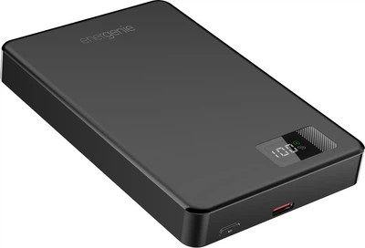 УМБ Gembird Magnetic Wireless LCD 10000 mAh 15W Black (PB10-WPC15M-LCD-01)