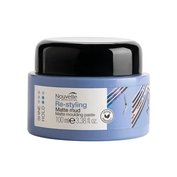 Паста для волосся Nouvelle Re-styling Matte Mud волокниста для стайлінгу з матовим ефектом 100 мл