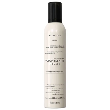 Мус для волосся FARMAVITA HD Life Style VOLUME & SHINE MOUSSE середньої фіксації для надання об’єму та блиску 300 мл