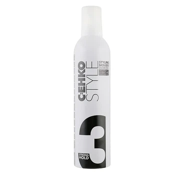 Піна для волосся C:EHKO STYLE DIAMOND Styling Mousse Strong Hold 3* сильної фіксації 400 мл