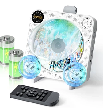CD-програвач Desobry Bluetooth, FM-радіо, USB, AUX, пульт, настінний