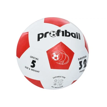 Футбольний м'яч "Profiball" Bambi VA 0014-1(Red), розмір № 5 гума