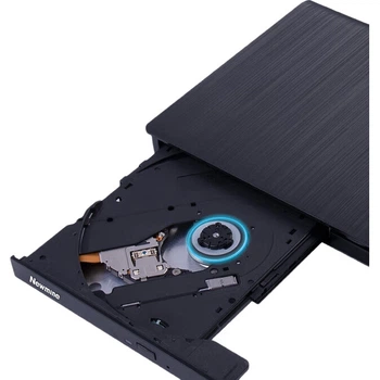 Внешний оптический привод Newmine USB, внешний DVD-рекордер, портативный оптический привод, внешний CD/DVD-привод, совместимый с ноутбуками и настольными компьютерами.