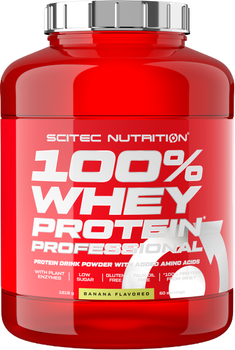 Сывороточный протеин Scitec Nutrition 100% Whey Protein Prof порошок 1816 г Банан (5999100042001)