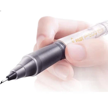 Гелевая ручка PILOT P500 Gold Label 0,5 мм, ручка для подписи, ручка-роллер для деловых встреч, ручка для студенческих экзаменов, стильный набор канцелярских принадлежностей: 2 черные, 1 красная, 3 ручки.
