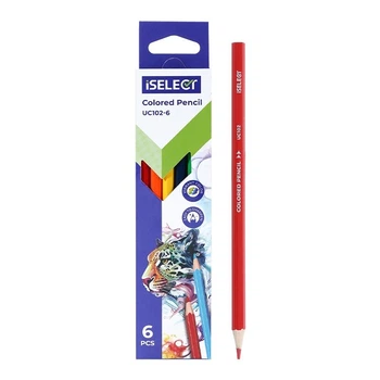 Карандаши цветные Deli UC102-6 iSelect 6 цветов