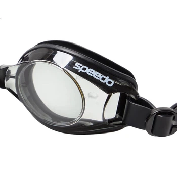 Очки для плавания зеркальные Speedo Jingdu, черные
