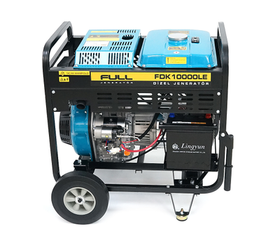 Дизельний генератор FULL FDK10000LE (1-фазний, 230V, 50Hz, 9.4kVA/7.5kW)