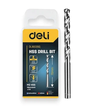 Сверло Hss D3,5 мм Deli EDL16035G