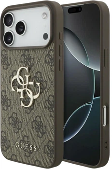 Etui Guess 4G Big Logo do iPhone 18 Pro / 17 Pro brązowe (GUE005483)