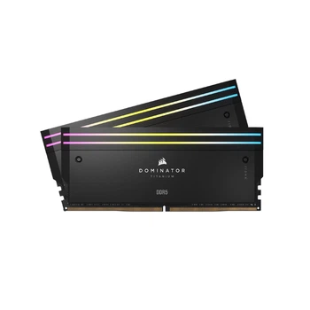 Оперативна пам'ять DDR5 32 Gb (7200 MHz) (Kit 16 Gb x 2) Corsair Dominator Titanium RGB (CMP32GX5M2X7200C34)