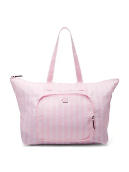 Жіноча складна сумка Victoria's secret Packable Weekender Bag (Рожева в смужку) (27033305)
