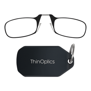 Очки для чтения Thinoptics с брелоком (Цвет Оправы: Чёрный; Диоптрия: '+2.50)