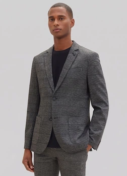 Пиджак мужской Tom Tailor трикотажный черный, размер L-XL (TT-00274-BL-02)