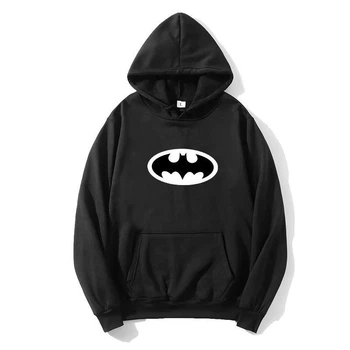 Худі LOYS толстовка оверсайз з принтом "Batman Бетмен", Чорний L