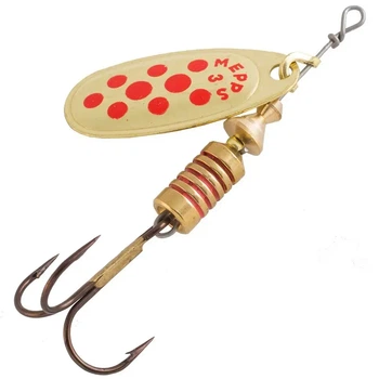 Блешня Mepps Comet Decore gold/red dots 6.5р No3