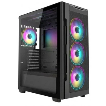 Корпус Frontier URIEL UR16A F ATX/Micro ATX/Mini ITX Middletower без БП с USB 3.0 x1 USB 2.0 x2 и HD Audio Черный (URIEL UR16A F)