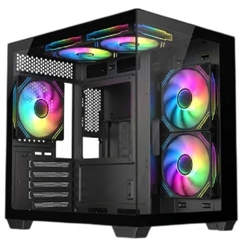 Корпус Frontier IGLOO1 F Minitower Micro ATX/Mini ITX с USB 3.0 x1 USB 2.0 x2 и HD Audio Черный (IGLOO1 F (275C))