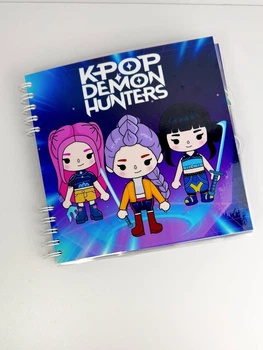 Альбом на липучках «K-POP Demon Hunters» 20×20 — 8 сторінок