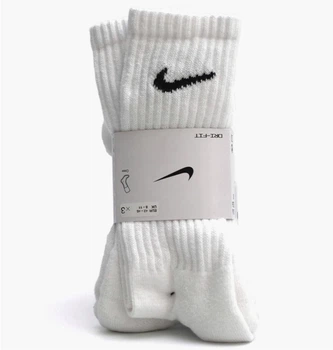 Носки Nike U Nk V Cush Crew - 3P Value 38-42 Белый SX4508-101
