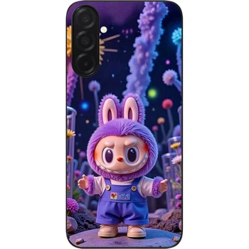 Силиконовый чехол SMTT для Samsung Galaxy A27 5G с дизайном Лабубу в космосе цветов