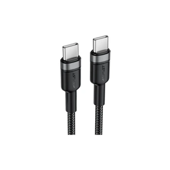 Дата кабель USB-C to USB-C 1.2m 60W black Acefast (6974316285137)