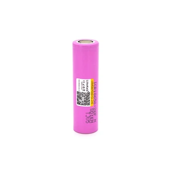Акумулятор 18650 2600mAh (2450-2650mah), 3.7V (2.75-4.2V), pink, PVC BOX Liitokala (Lii-26FM)