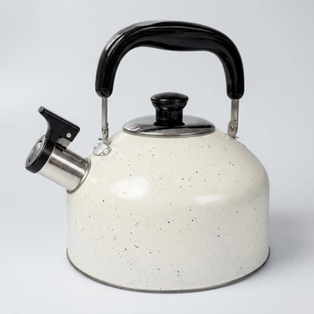 Чайник со свистком Huwangfu Stainless Steel Kettle 2.5L металлический чайник из нержавеющей стали для плиты